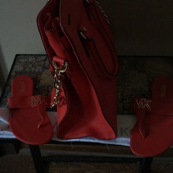 Michael kors Hamilton Bag Matching Logo shoes 7.5 - Picture 5 of 7